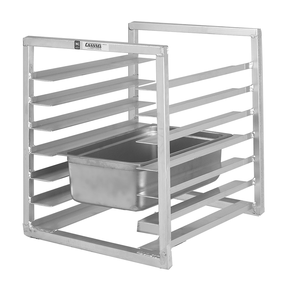 Channel 20 1/2"W 7 Steam Table Pan Rack w/ 3" Bottom Load Slides (RIUTR-7)