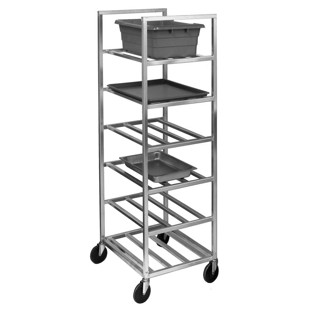 Channel Universal Lug Rack w/ 6 Shelf & 9 1/2" Spacing, Aluminum (ULR6)