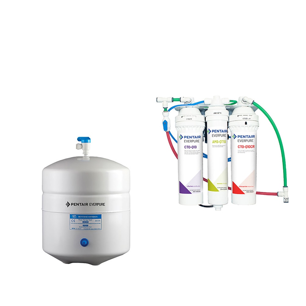Everpure 164-01502 2 1/2 gal Reverse Osmosis System w/ Hydropneumatic Tank