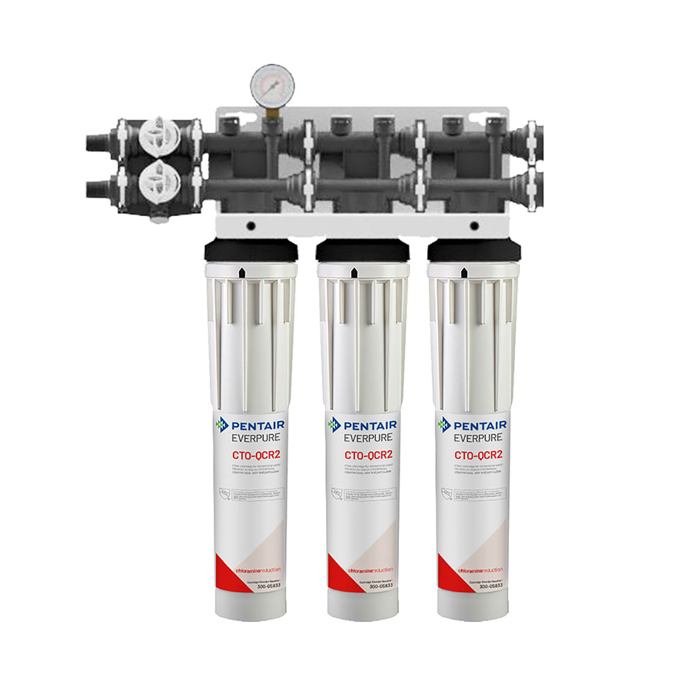 Everpure 170-52133 Triple CTO-QCR2 Primary Water Filter Cartridge Assembly