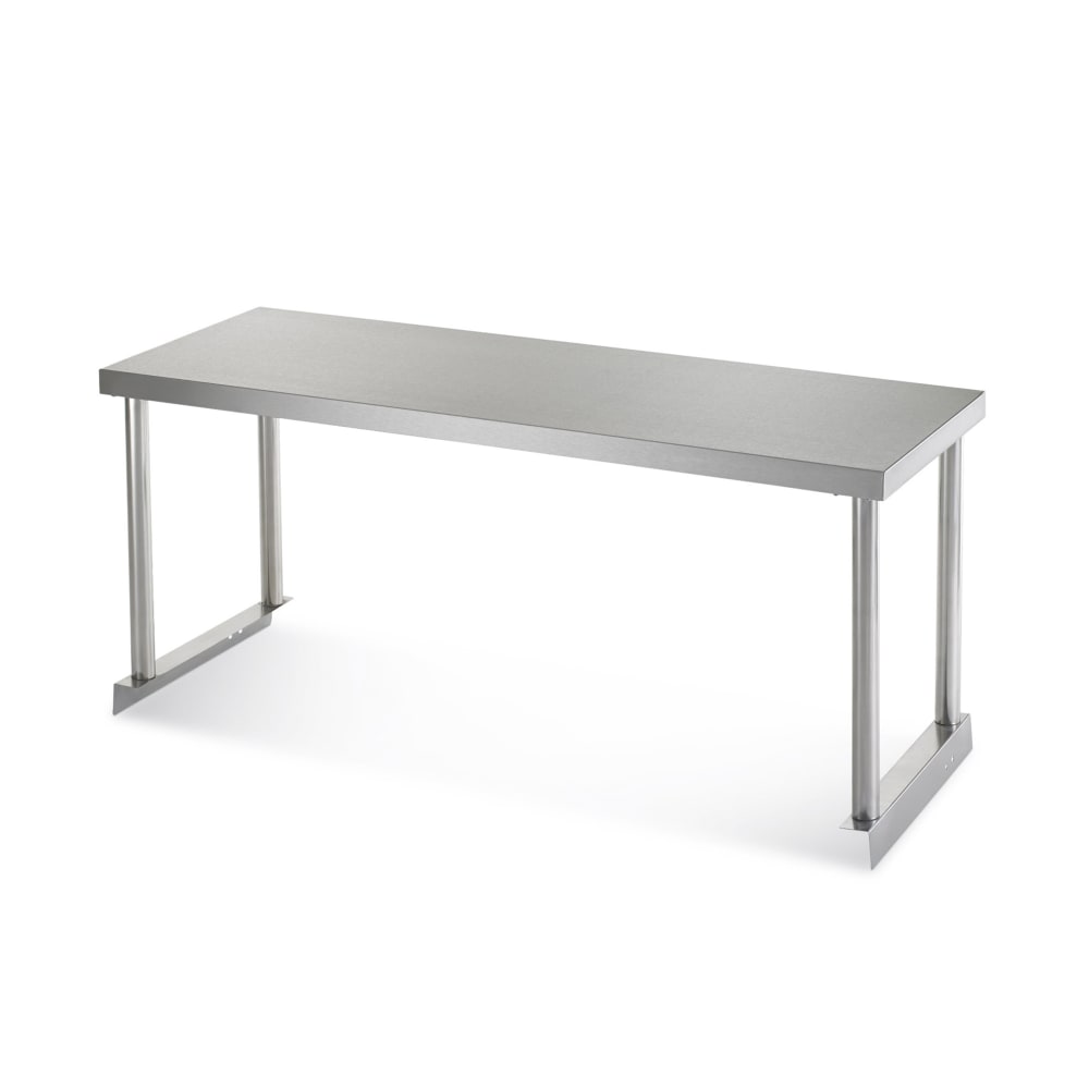 Arctic Air 64902K Single Table Mount Overshelf, 22 ga Stainless, 18" x 48"