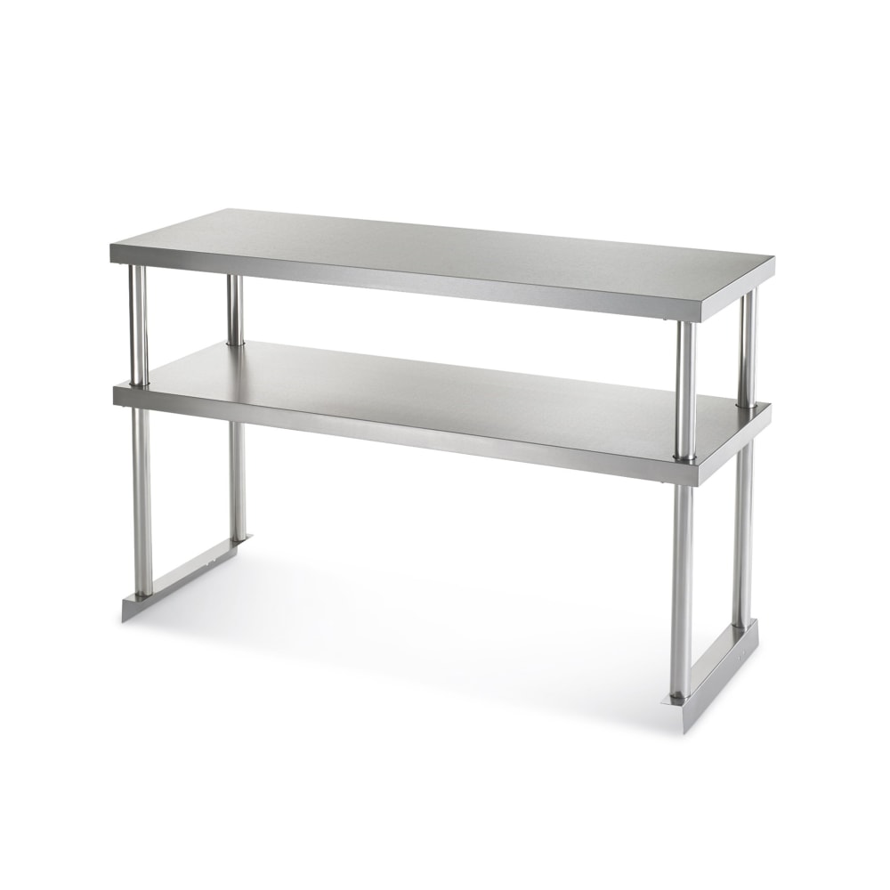 Arctic Air 64907K Double Table Mount Overshelf, 22 ga Stainless, 18" x 60"