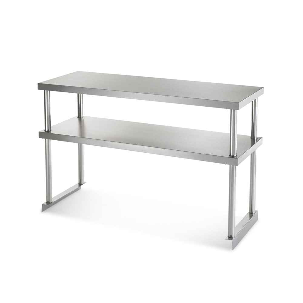 Arctic Air 64908K Double Table Mount Overshelf, 22 ga Stainless, 18" x 72"