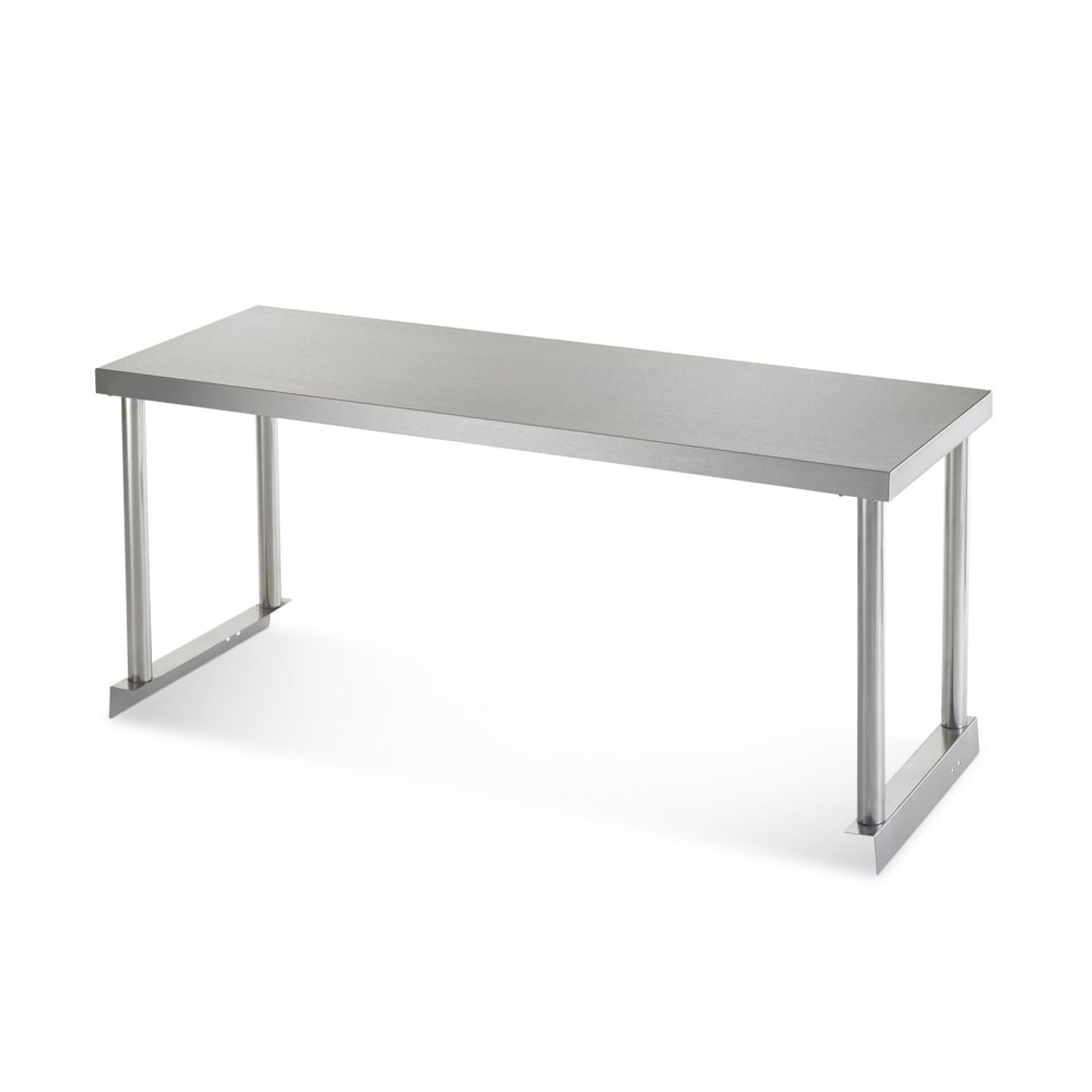 Arctic Air 64909K Single Table Mount Overshelf, 22 ga Stainless, 18" x 48"