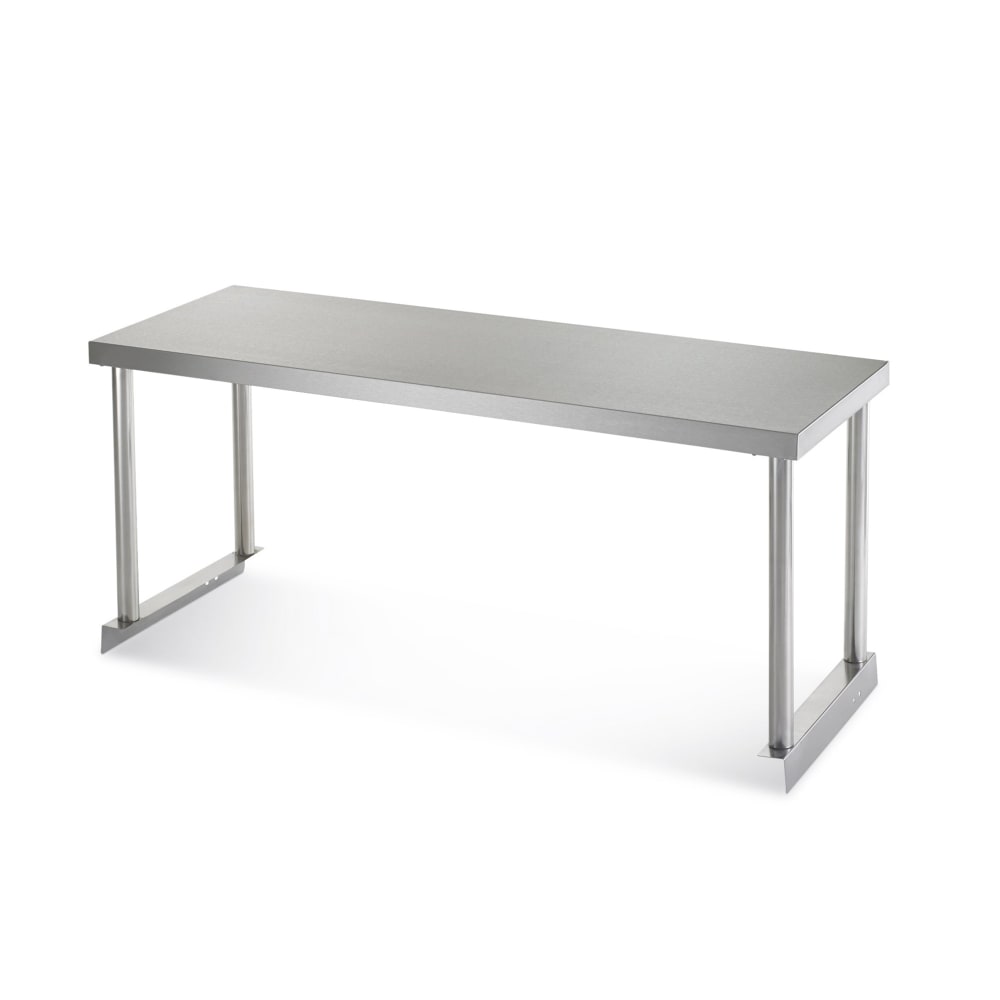 Arctic Air 64911K Single Table Mount Overshelf, 22 ga Stainless, 18" x 94"