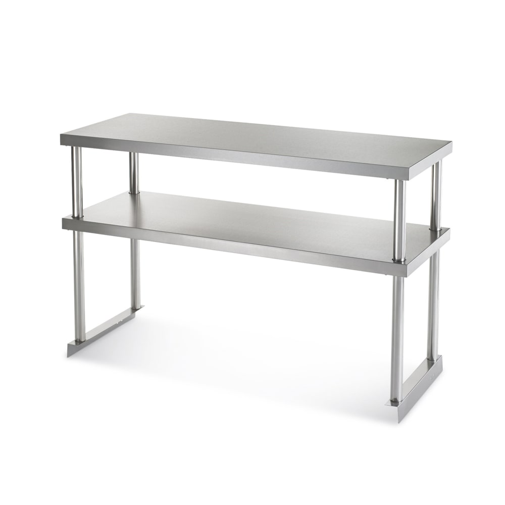 Arctic Air 64913K Double Table Mount Overshelf, 22 ga Stainless, 18" x 48"