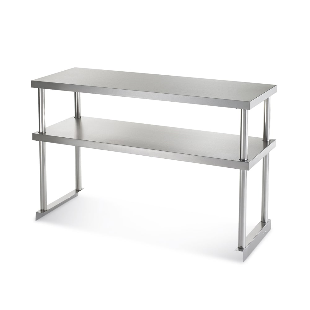 Arctic Air 64914K Double Table Mount Overshelf, 22 ga Stainless, 18" x 71"