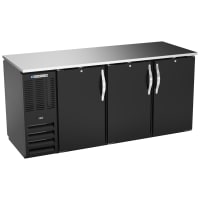 Arctic Air ABB72 73" Bar Refrigerator - 3 Swinging Solid Doors, Black, 115v thumbnail 2