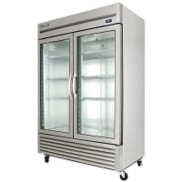 Arctic Air AGR49 54" Two Section Reach In Refrigerator, (2) Left/Right Hinge Glass Doors, 115v thumbnail 2