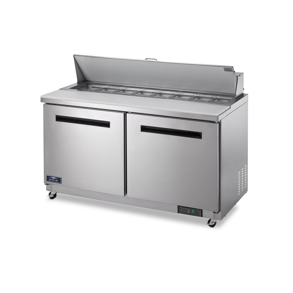 Arctic Air AMT60R 61" Mega Top Sandwich/ Salad Prep Table w/ Refrigerated Base, 115v