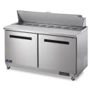 Arctic Air AST60R 61 1/4" Sandwich/Salad Prep Table w/ Refrigerated Base, 115v thumbnail 2
