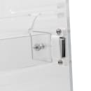 Cal-Mil 1012-S Econo Case w/ Slant Self Serve Front & 4 Tray, 13 1/2 x 21 x 24 1/2" thumbnail 7