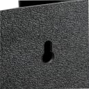 Cal-Mil 1013 Straw & Lid Organizer w/ 3 Sections, 13 1/4 x 7 1/4 x 11", Black thumbnail 6