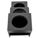 Cal-Mil 1016-3-96 3 Compartment Cylinder Display Only - Midnight Bamboo thumbnail 4