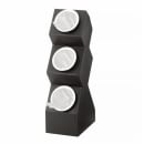 Cal-Mil 1016-3-96 3 Compartment Cylinder Display Only - Midnight Bamboo thumbnail 5