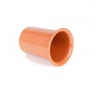 Cal-Mil 1017-62 4 1/2" Round Flatware Cylinder - 5 1/2"H, Melamine, Terra Cotta Orange thumbnail 2