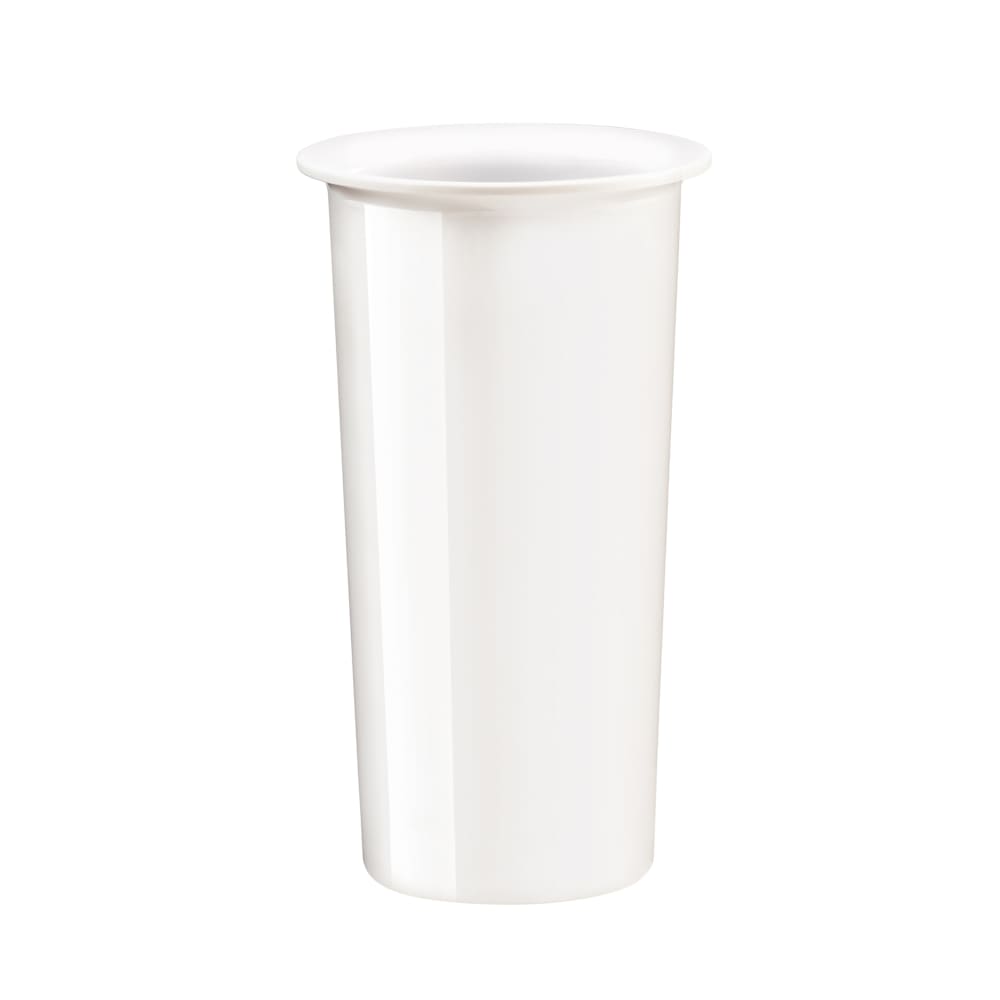 Cal-Mil 1017-8-15 4 1/2" Round Flatware Cylinder - 8"H, Melamine, White