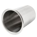 Cal-Mil 1017-SOLID 4 1/2" Round Solid Flatware Cylinder - 5 1/2"H, Stainless thumbnail 3