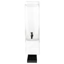 Cal-Mil 1112-3 3 Gallon Square Glass Beverage Dispenser w/ Ice Chamber - Clear thumbnail 3