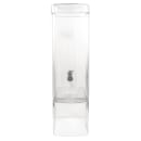 Cal-Mil 1112-3INF 3 Gallon Square Glass Beverage Dispenser w/ Infusion Chamber - Clear thumbnail 4