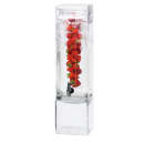 Cal-Mil 1112-3INF 3 Gallon Square Glass Beverage Dispenser w/ Infusion Chamber - Clear thumbnail 9