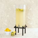 Cal-Mil 1132-3-13 3 gal Beverage Dispenser w/ Ice Tube - Plastic Container, Black Base thumbnail 2
