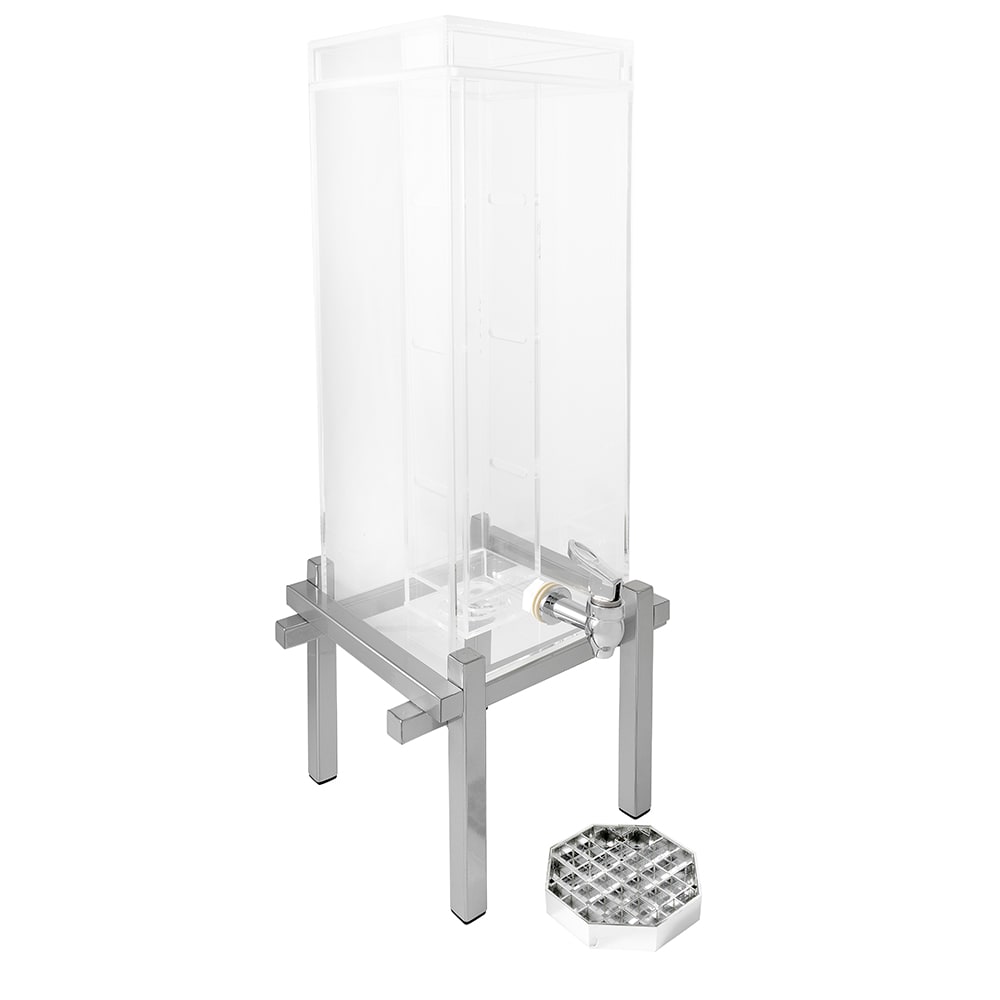 Cal-Mil 1132-3INF-74 3 gal Beverage Dispenser w/ Infuser - Plastic Container, Silver Base