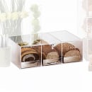 Cal-Mil 1204 Bread Box w/ 3 Bins & Frosted Top, 7 x 12 x 20" High thumbnail 9