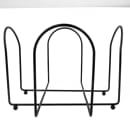 Cal-Mil 1236 9 1/2" Countertop Plate Holder - Iron, Black thumbnail 2