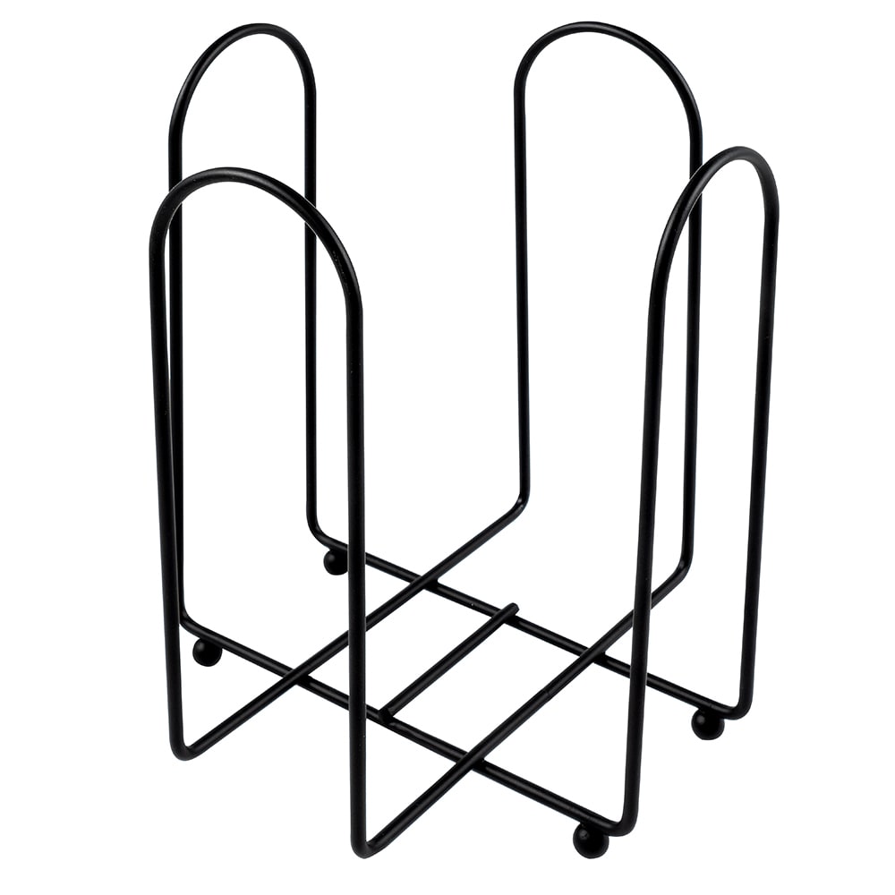 Cal-Mil 1237 6 1/2" Countertop Bowl Holder - Iron, Black