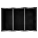 Cal-Mil 1244-96 3 Compartment Cutlery Holder - Midnight Bamboo thumbnail 3