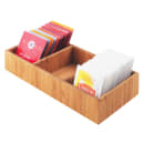 Cal-Mil 1246 Condiment Organizer w/ (3) Bins - Brown thumbnail 6