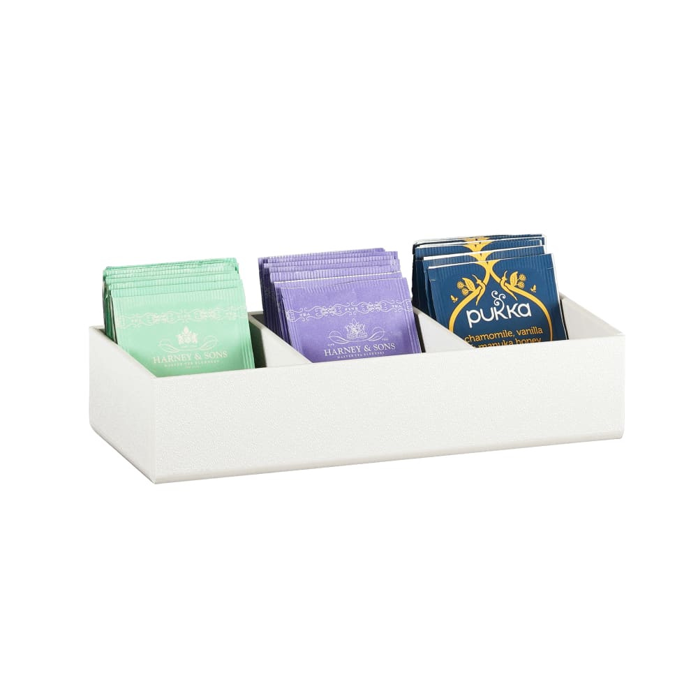 Cal-Mil 1246-15 Condiment Organizer w/ (3) Bins - White