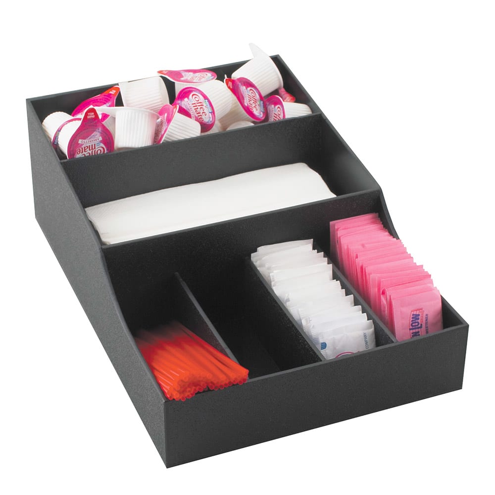 Cal-Mil 1259 Coffee Center w/ Adjustable Front Walls, 8 x 12 x 4" High, ABS