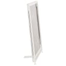 Cal-Mil 1264-15 Tabletop Sign Holder - 8 1/2" x 11", Acrylic/White Iron Frame thumbnail 2
