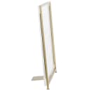 Cal-Mil 1264-90 Tabletop Sign Holder - 8 1, 2" x 11", Acrylic/Gold Iron Frame thumbnail 2