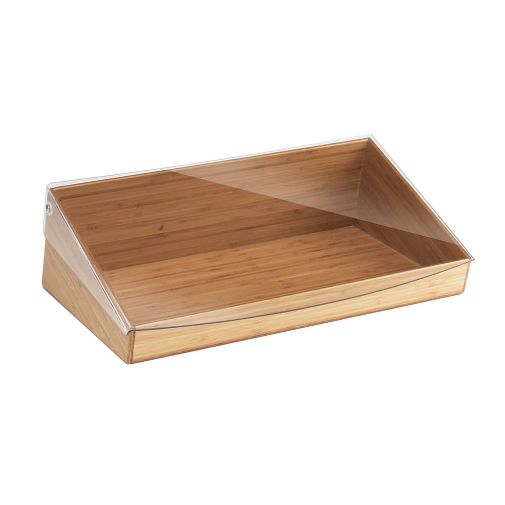 Cal-Mil 1332-12-60 Bamboo Acrylic Tray & Bin Insert w/ Lid for 1330 12 13, 12 x 20"