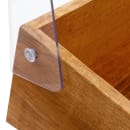 Cal-Mil 1332-12-99 Pastry Display Bin w/ Hinged Lid - 20" x 11", Wood thumbnail 7