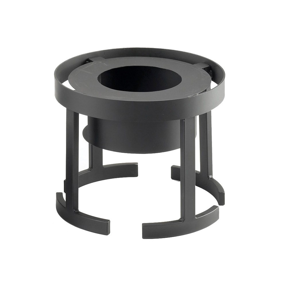 Cal-Mil 1344-10-13 Round Chafer Alternative - 12 1/2" x 10", Black