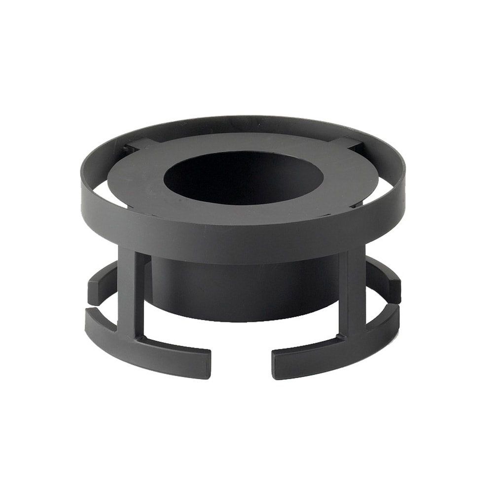 Cal-Mil 1344-7-13 Round Chafer Alternative - 12 1/2" x 7 1/4", Black