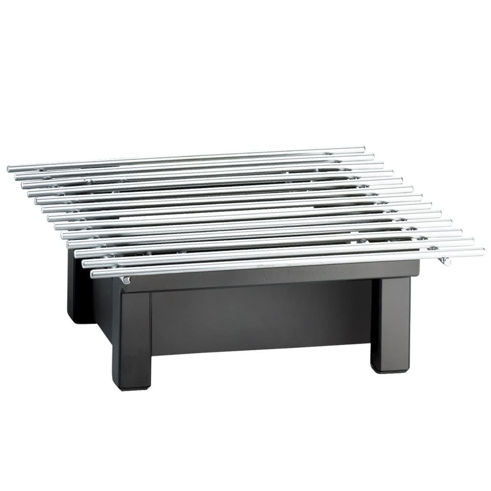 Cal-Mil 1348-12-13 12" Square Chafer Grill w/ Fuel Holder - Metal, Black