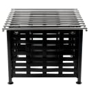 Cal-Mil 1361-12 Lattice Style Square Chafer Alternative, 12" x 12 x 7 1/2" H, Black thumbnail 2