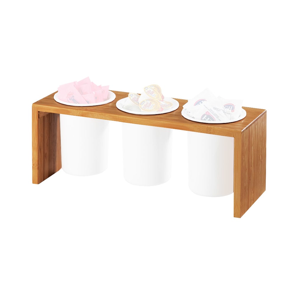 Cal-Mil 1425-3-60 Condiment Organizer w/ (3) Bins - Brown