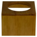 Cal-Mil 1425-3-99 3 Section Flatware Cylinder Holder - 16"W x 5 3/4"D x 6"H, Wood thumbnail 2