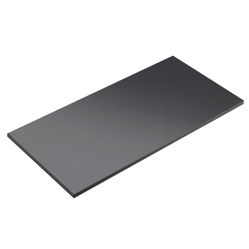 Cal-Mil 1435-1224-96 Rectangular Tray Riser Shelf - 12x24", Midnight Bamboo