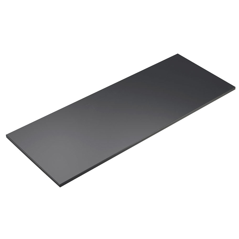 Cal-Mil 1435-1248-96 Rectangular Tray Riser Shelf - 12x48", Midnight Bamboo