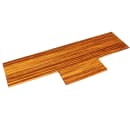 Cal-Mil 1449-68 Crushed Bamboo Frame Riser Shelf for 1464 & 1467, 32 x 11 1/2" D thumbnail 2