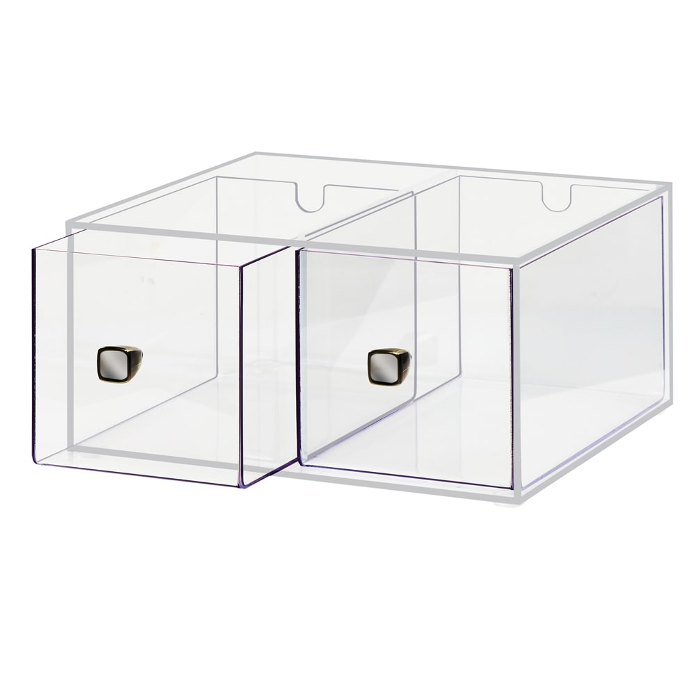 Cal-Mil 1480 Pastry Display Case w/ 2 Drawers For 1279 Bread Box