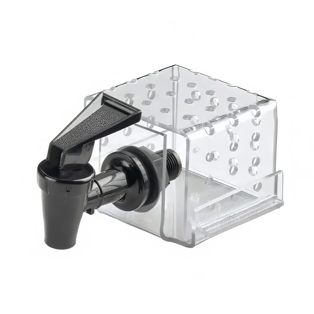 Cal-Mil 148FILTER Pulp Filter w/ Spigot for Beverage Dispensers - 2 1/2" x 2 1/2", Plastic