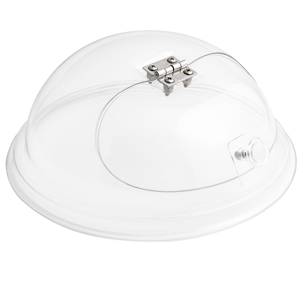 Cal-Mil 150-10 10" Dome Type Gourmet Lift & Serve Cover w/ Hinged Door, Clear